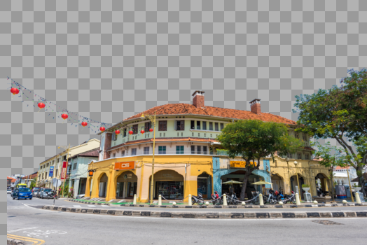 马来西亚槟城街景图片素材免费下载