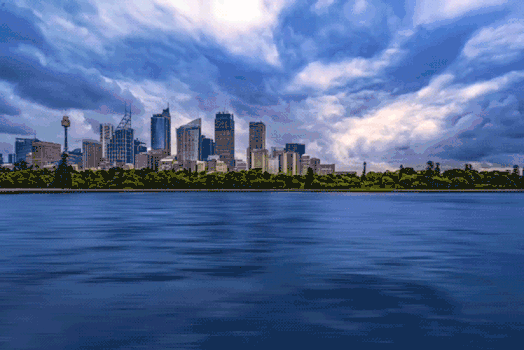 悉尼港湾gif动图图片素材免费下载