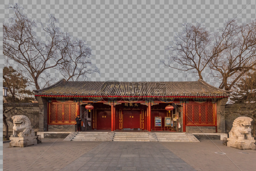 北京大观园风光图片素材免费下载