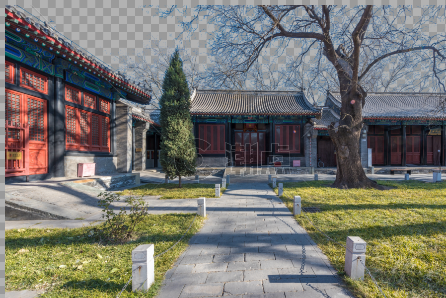 北京国子监古建筑图片素材免费下载