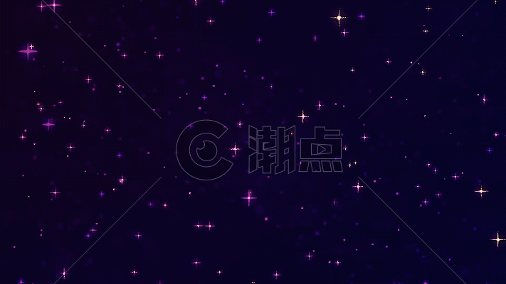 绚丽粒子星星动画gif图片素材免费下载