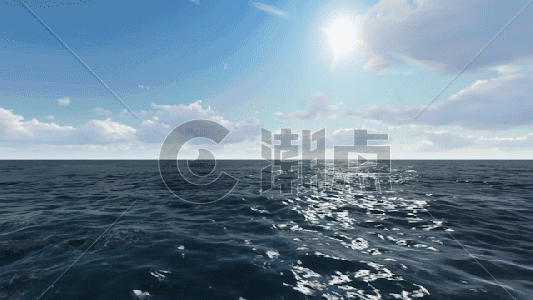 三维大海风光gif图片素材免费下载