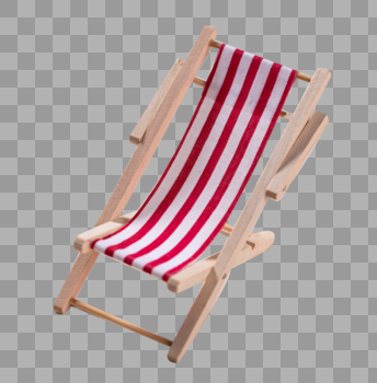 红色条纹椅子图片素材免费下载