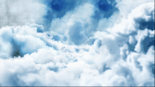 唯美云层向前穿梭gif图片素材免费下载
