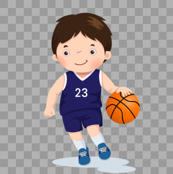 打篮球的男孩图片素材免费下载