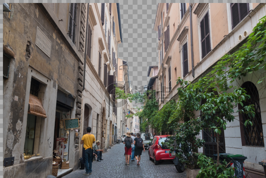 意大利罗马街头风光图片素材免费下载