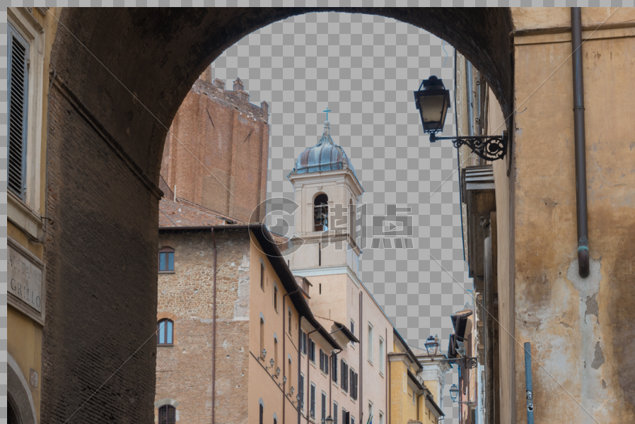 意大利罗马古建筑遗址图片素材免费下载