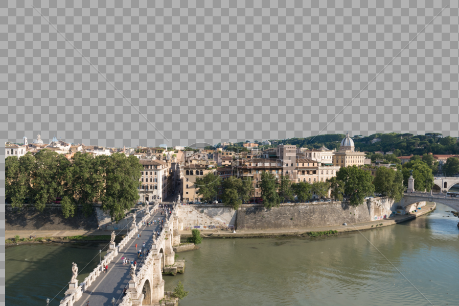 意大利罗马圣天使堡城堡图片素材免费下载