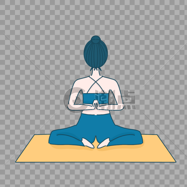 女人练瑜伽图片素材免费下载