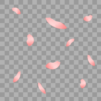 粉色漂浮花瓣图片素材免费下载