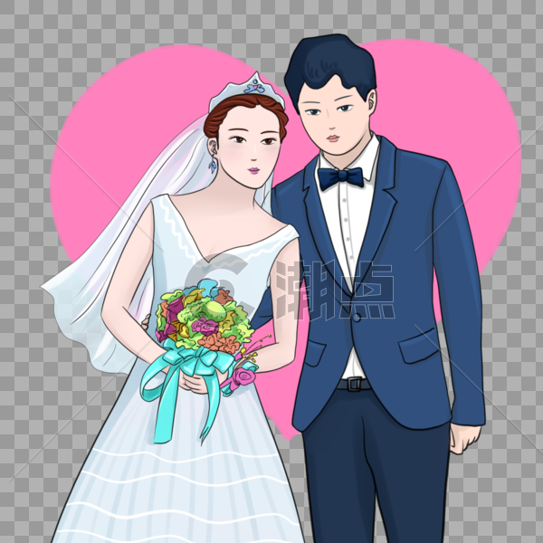 七夕情人节结婚情侣图片素材免费下载