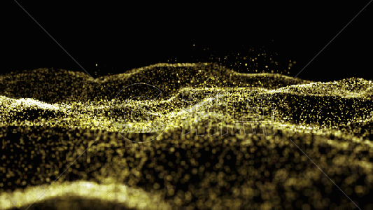 金色粒子gif图片素材免费下载