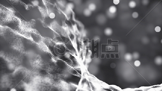 黑白粒子背景gif图片素材免费下载