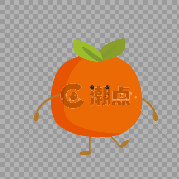 橙子表情图片素材免费下载