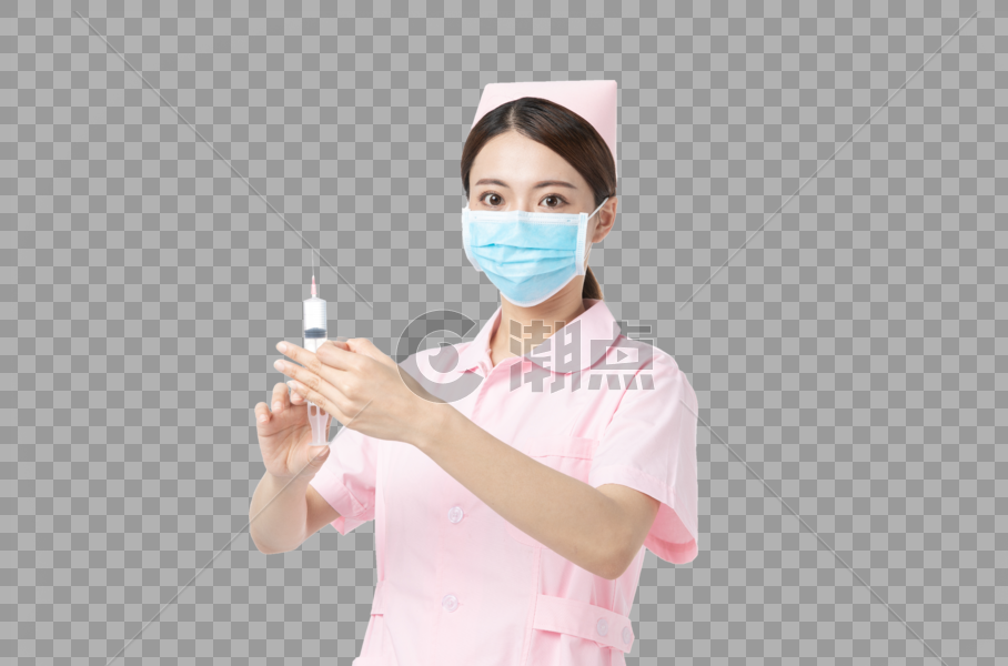 女性护士打针图片素材免费下载