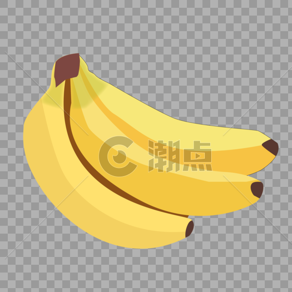 卡通手绘水果香蕉图片素材免费下载
