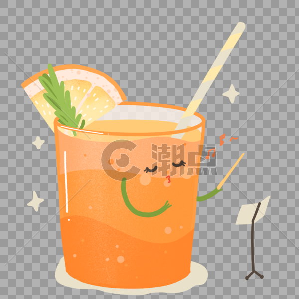 夏季橙汁饮料图片素材免费下载