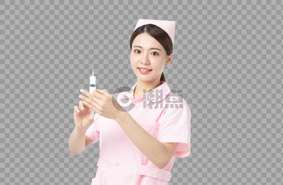 女性护士打针图片素材免费下载