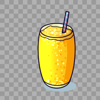 一杯橙汁饮料图片素材免费下载