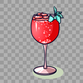 一杯好喝的草莓饮料图片素材免费下载