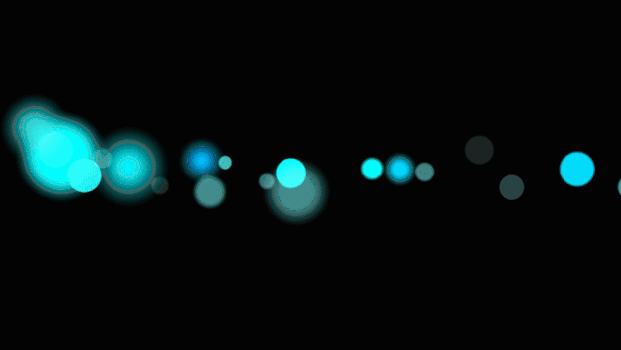 蓝色粒子光斑GIF图片素材免费下载