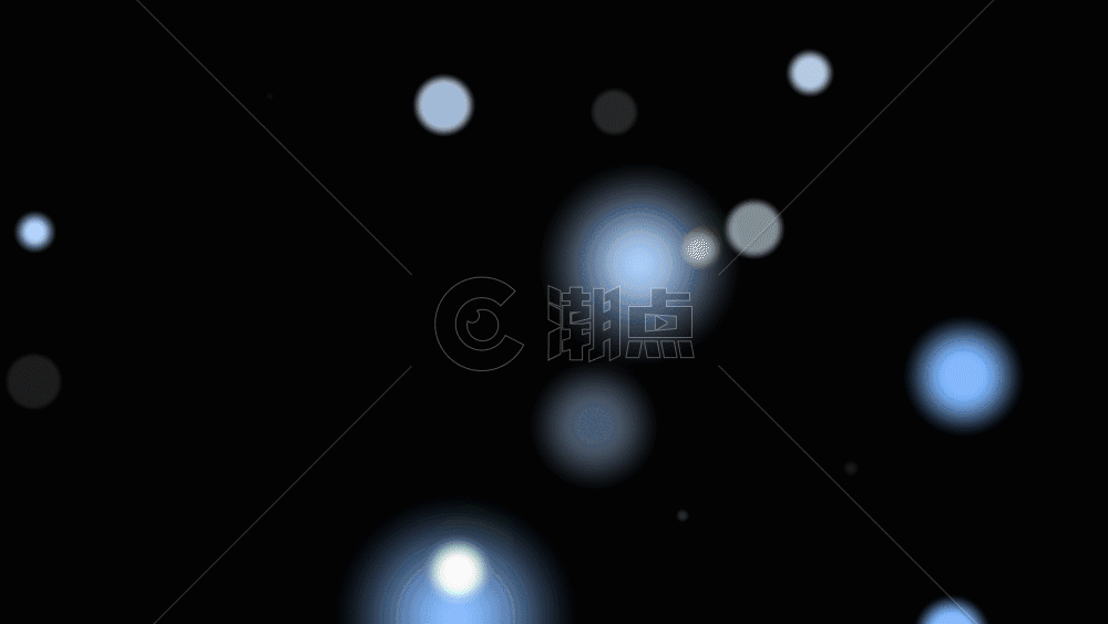 粒子光斑背景GIF图片素材免费下载
