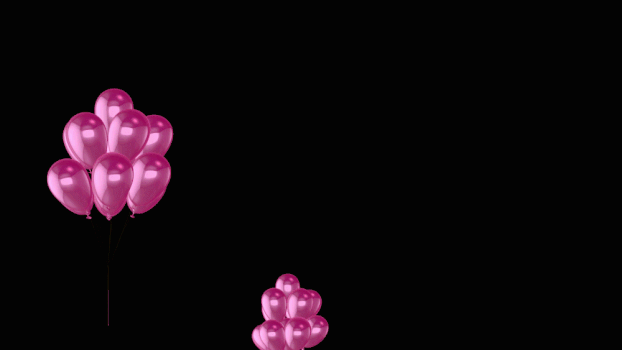 粉色气球上升素材gif图片素材免费下载