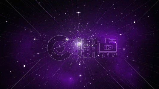 梦幻粒子星空背景GIF图片素材免费下载