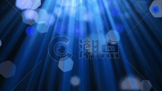梦幻蓝色光线粒子背景gif图片素材免费下载