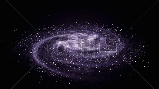 大气星云粒子GIF图片素材免费下载