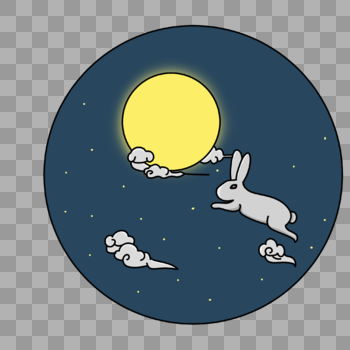 月兔图片素材免费下载