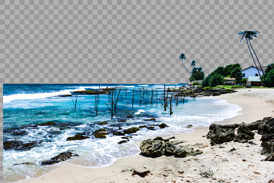 斯里兰卡南部海滨图片素材免费下载