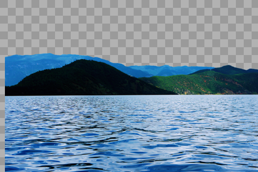 泸沽湖的清净美丽图片素材免费下载