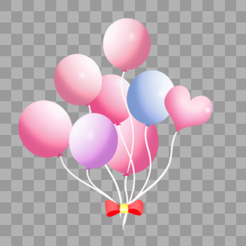 多彩气球图片素材免费下载