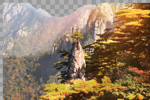 黄山秋天的颜色图片素材免费下载
