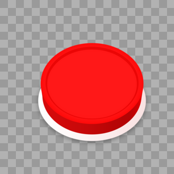 红色按钮图片素材免费下载