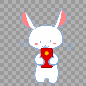 兔子表情包红包图片素材免费下载