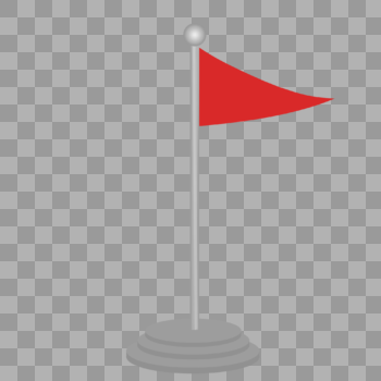 三角红旗图片素材免费下载