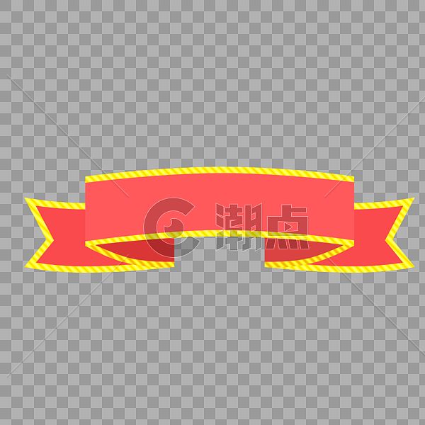 花边彩带标题素材设计元素2000*2000图片素材免费下载-编号588189-潮点视频