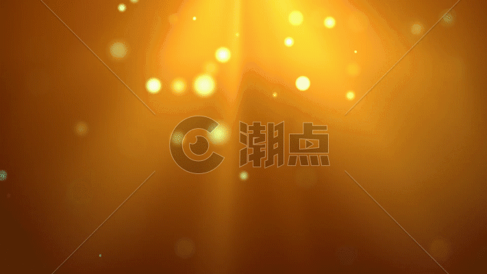 金色粒子光线动画GIF图片素材免费下载