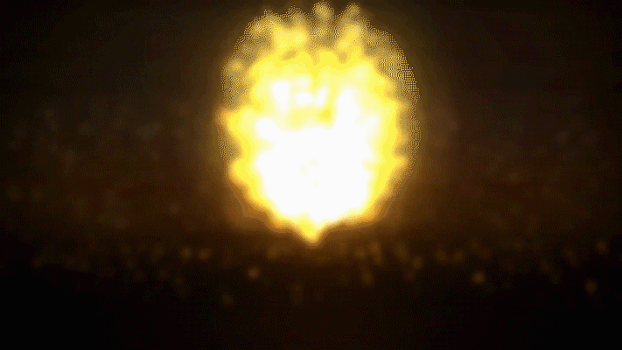 金色粒子球爆炸GIF图片素材免费下载