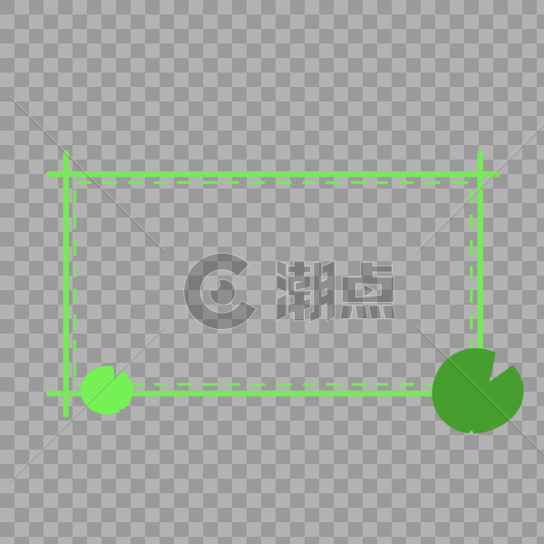 荷叶边框图片素材免费下载