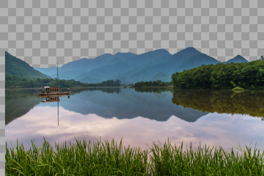 大九湖的清晨美景图片素材免费下载