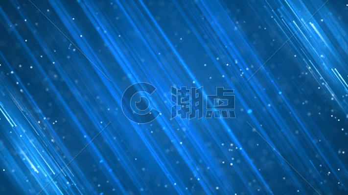 蓝色粒子光线动画GIF图片素材免费下载