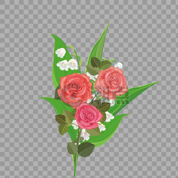 手绘花朵植物玫瑰图片素材免费下载