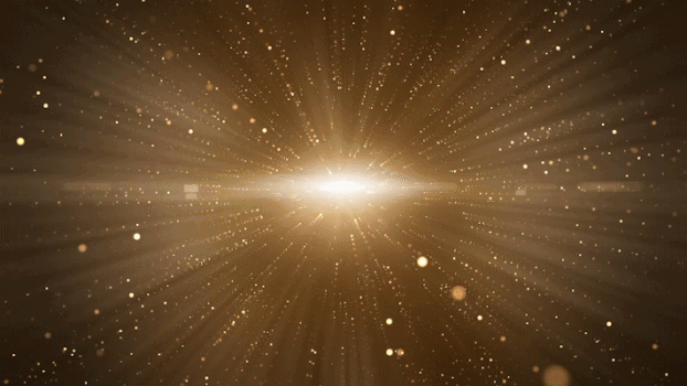 棕色粒子光线四射GIF图片素材免费下载