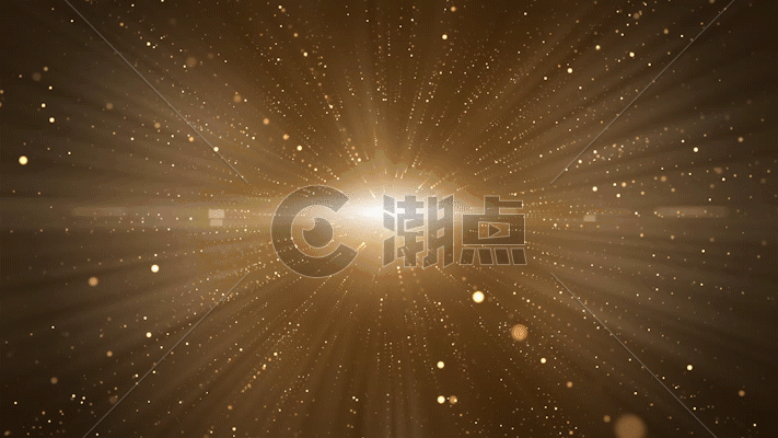 棕色粒子光线四射GIF图片素材免费下载