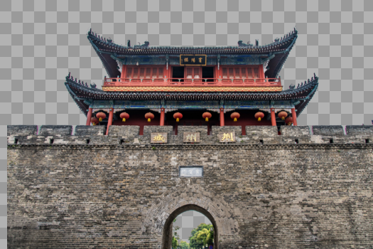 历史遗迹荆州古城墙图片素材免费下载