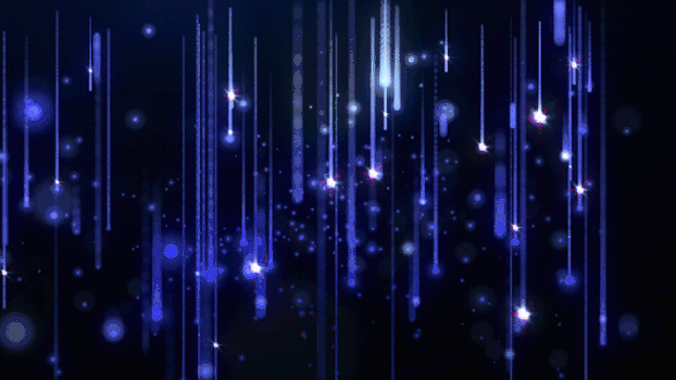 蓝色粒子雨动画GIF图片素材免费下载