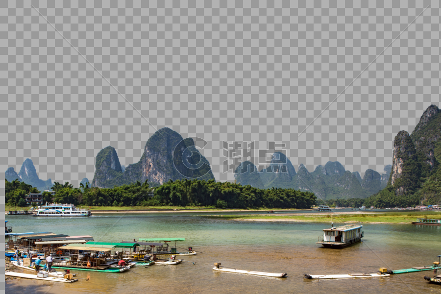 桂林山水甲天下图片素材免费下载
